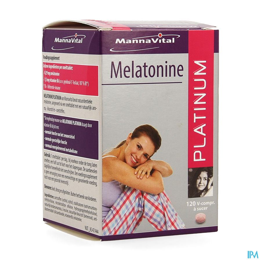 Mannavital Melatonine V-comp Succ 120 Mannavital Melatonine V-comp Succ 120