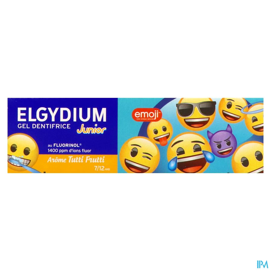 Elgydium Tandpasta Junior Emoji Tutti Frutti 50ml 4
