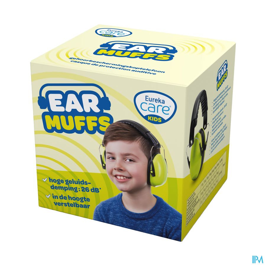 Eureka Care Gehoorbescherm. Koptelefoon 3-12j Fluo Eureka Care Gehoorbescherm. Koptelefoon 3-12j Fluo