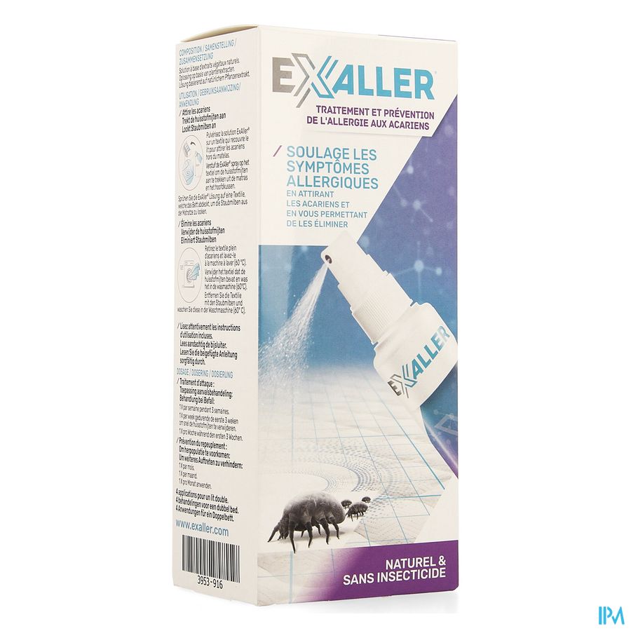 Exaller Allergie Acariens Spray 150ml Exaller Allergie Acariens Spray 150ml