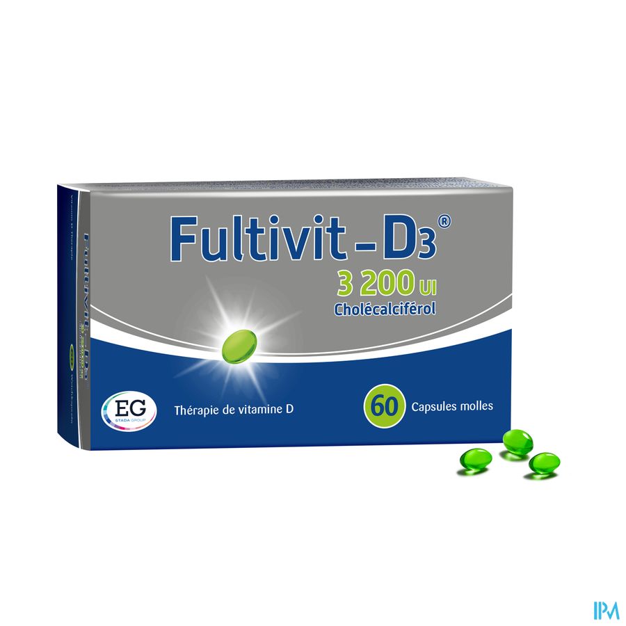 Fultivit-D3  3200Iu Caps Molle 60 2