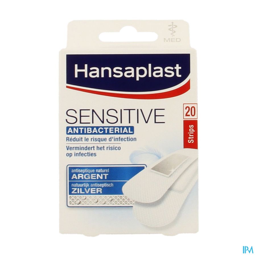 Hansaplast Med Sensitive Strips 20 47831