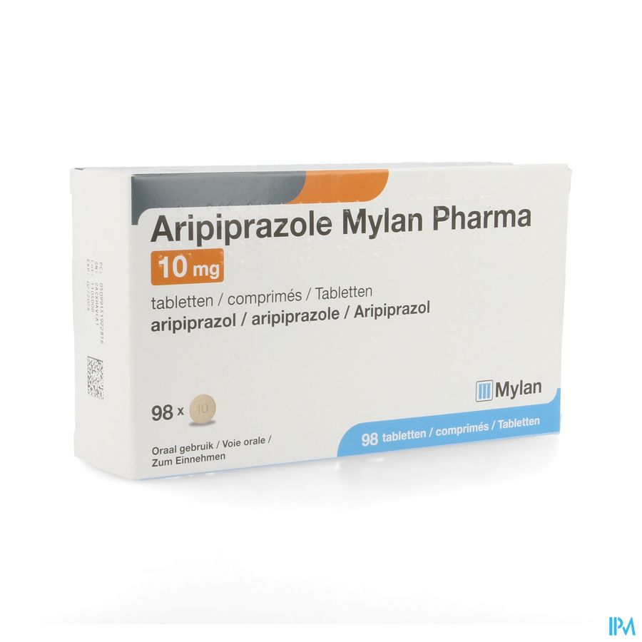 Aripiprazole Mylan 10mg Comp 98 X 10mg Aripiprazole Mylan 10mg Comp 98 X 10mg