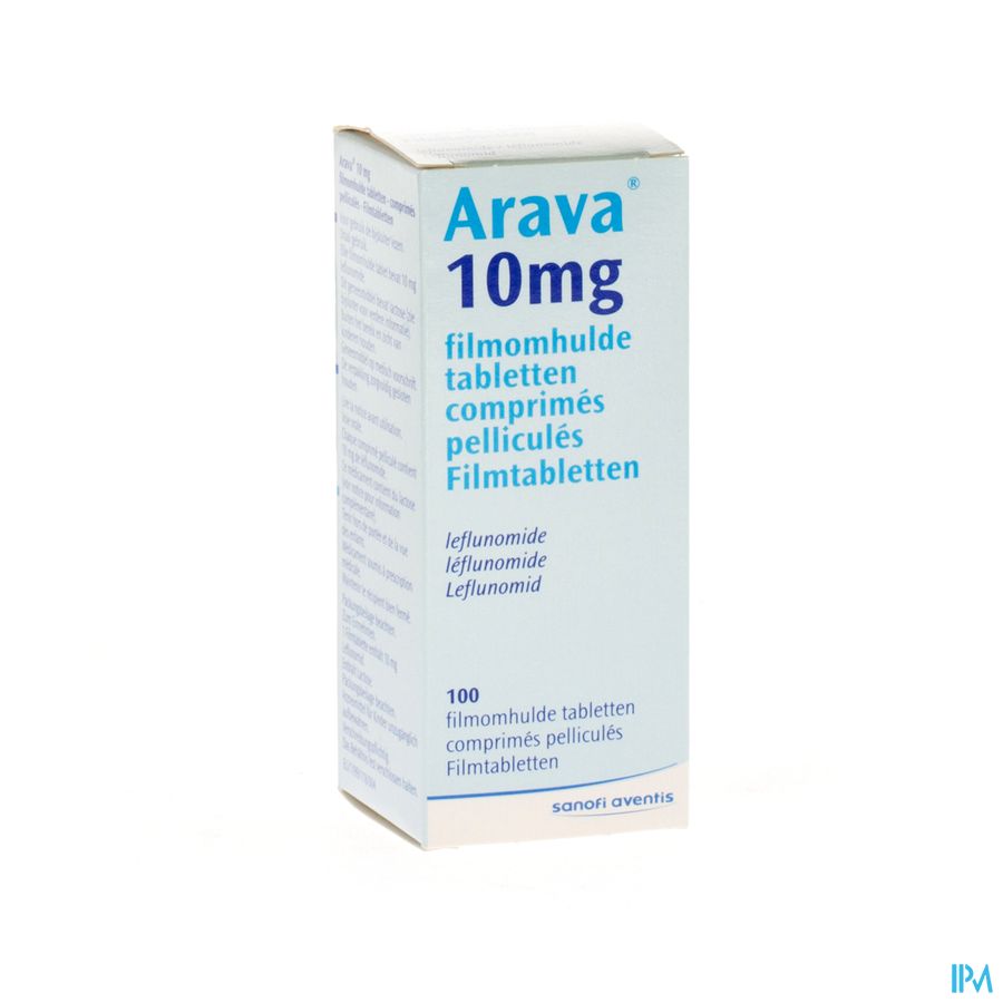Arava 10mg Filmomh Tabl 100 X 10mg Arava 10mg Filmomh Tabl 100 X 10mg