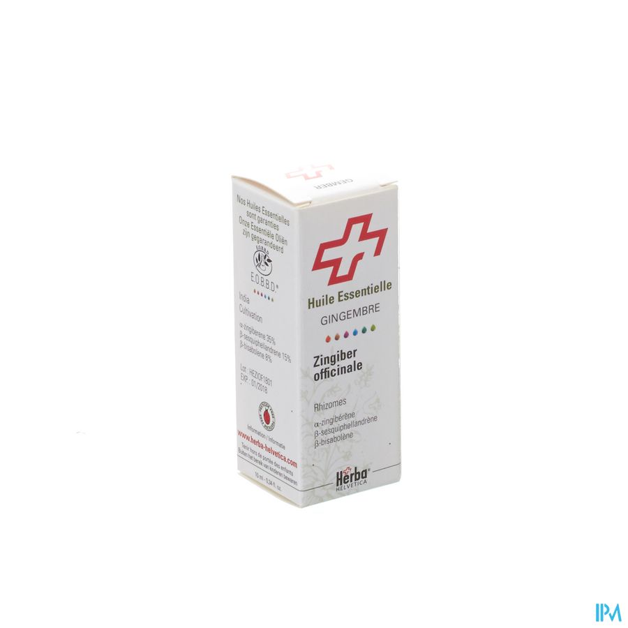 Gingembre Rhizomes Herba Helv. Hle Ess 10ml Gingembre Rhizomes Herba Helv. Hle Ess 10ml