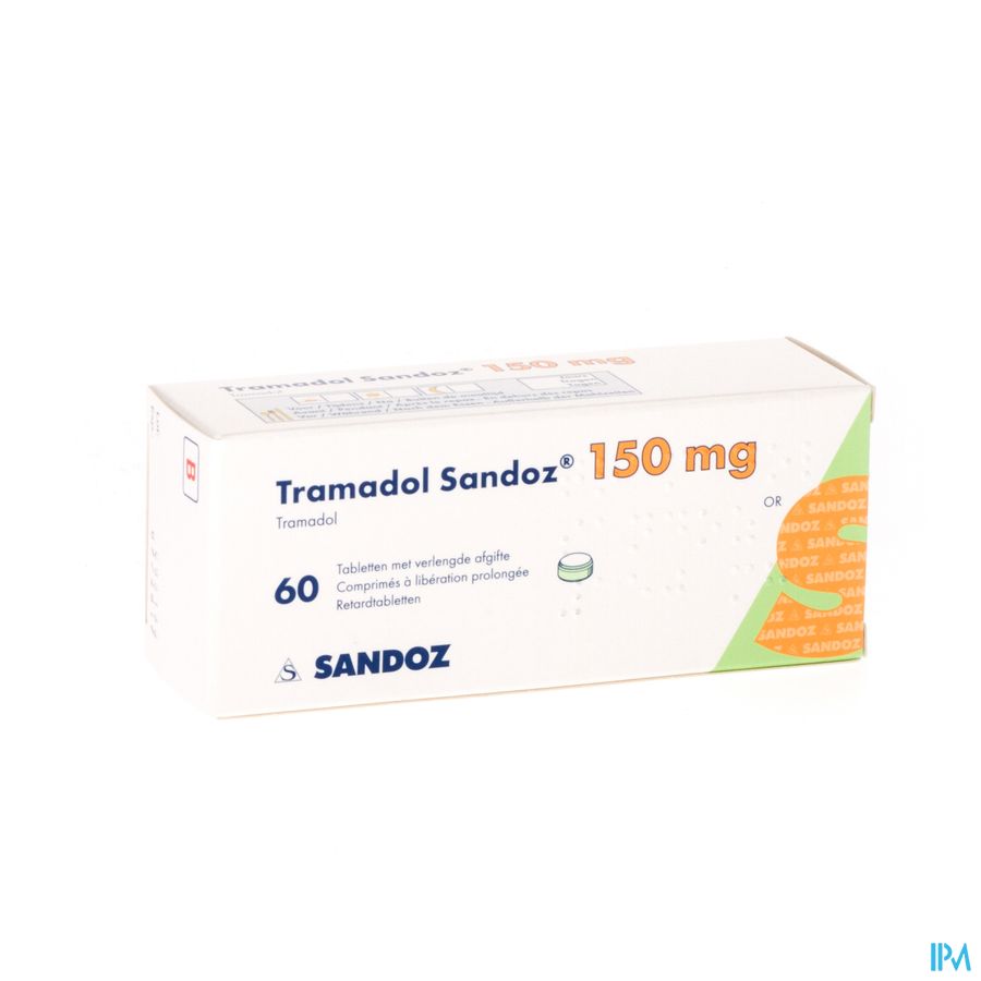 Tramadol 150 Sandoz Tabl Verl Afgifte 60 X 150mg