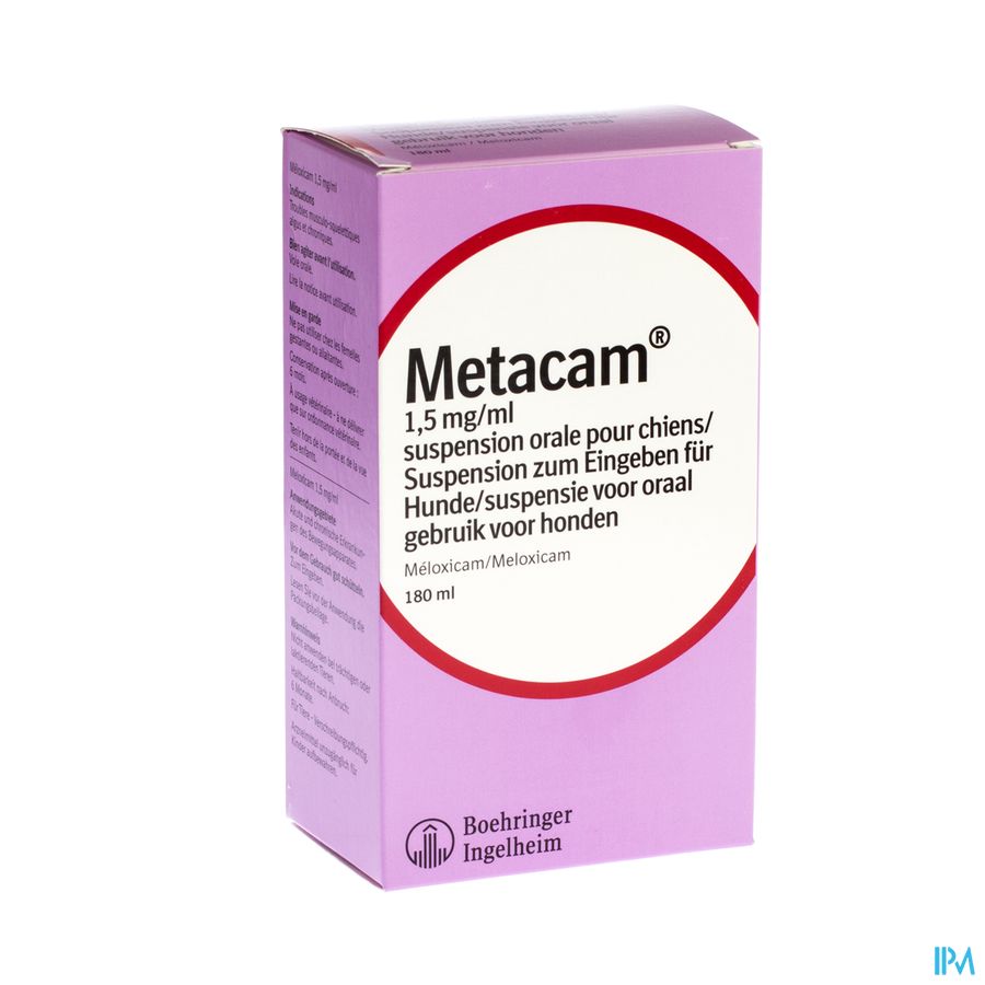 Metacam 1,5mg/ml Orale Susp Hond 180ml