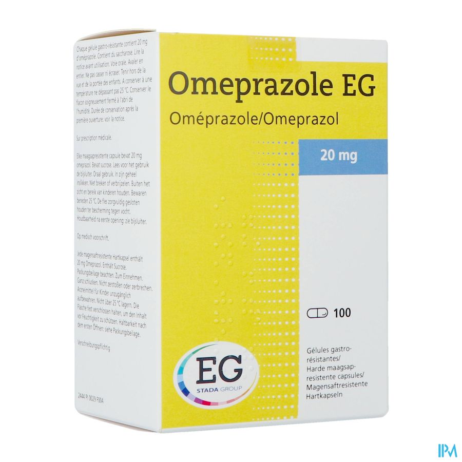 Omeprazole Eg 20mg Orifarm Maagsapresist Caps 100 Omeprazole Eg 20mg Orifarm Maagsapresist Caps 100