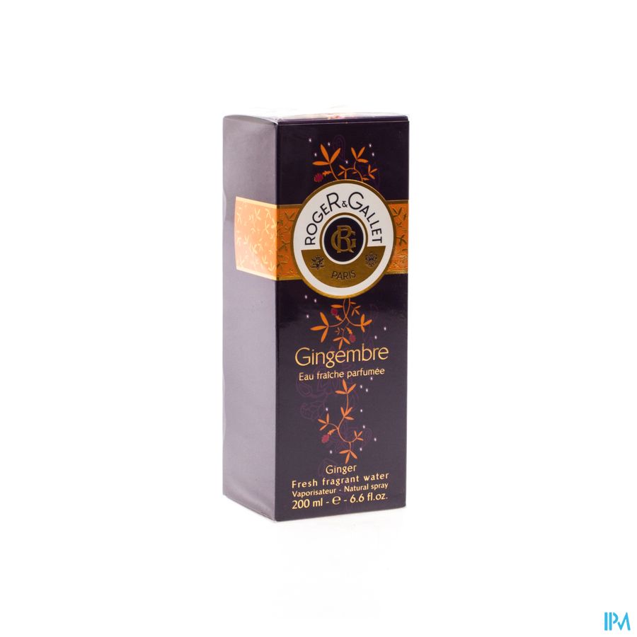 Roger&gallet Gingembre Fris Water Parf Vapo 200ml