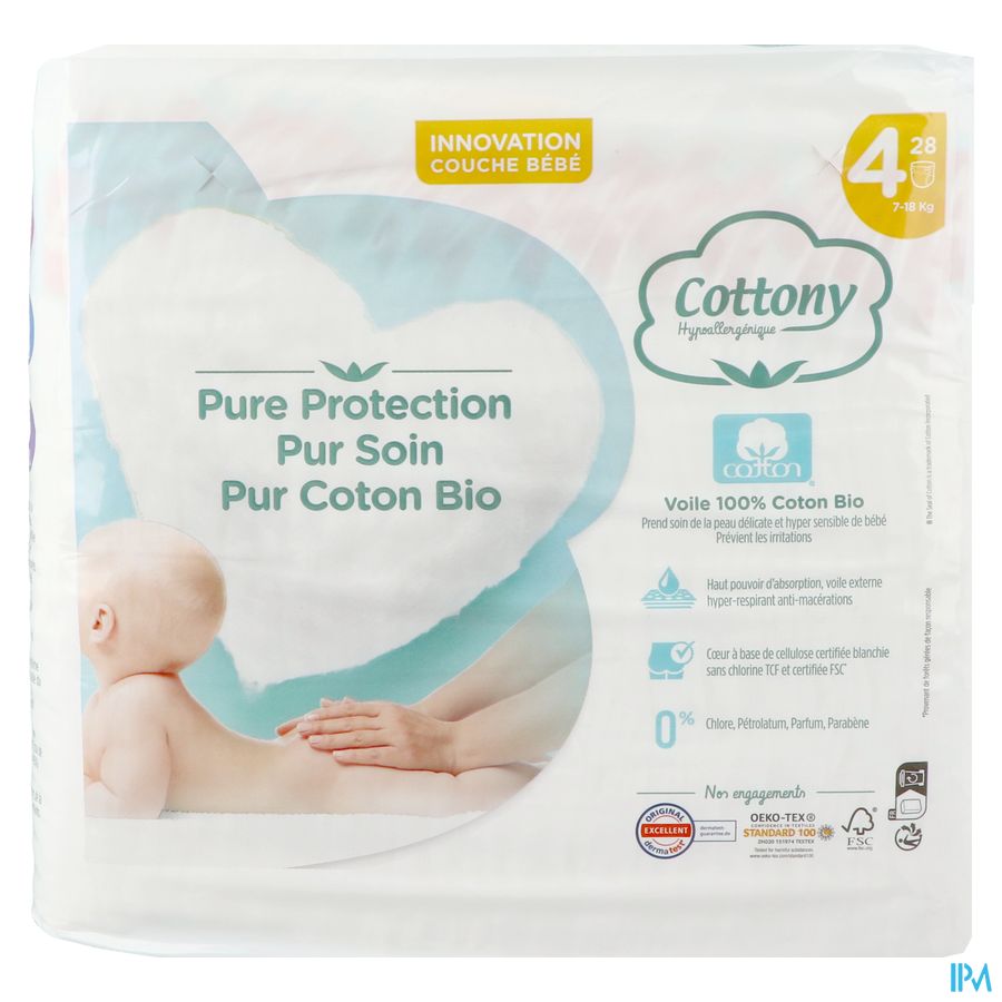 Cottony Baby Diapers Size 4 7 - 18kg 28 1