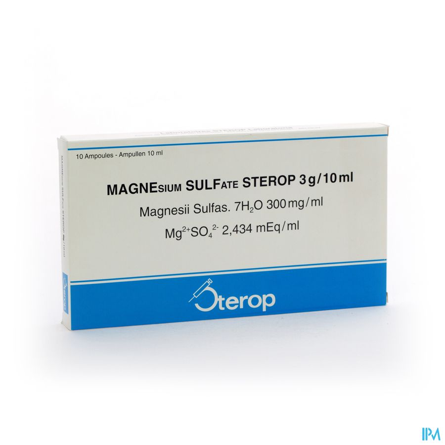 Magnesium Sulfate-stp Sol.inj. 3g/10ml 10 1