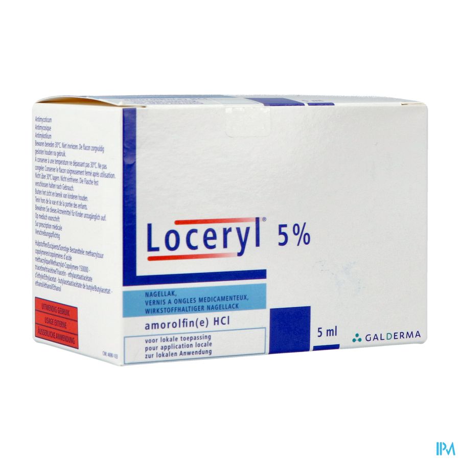 Loceryl Pi Pharma 5% Nagellak 5ml Pip Loceryl Pi Pharma 5% Nagellak 5ml Pip