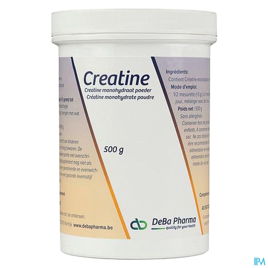 Creatine Monohydraat Pdr Oplosbaar 500g Deba 3