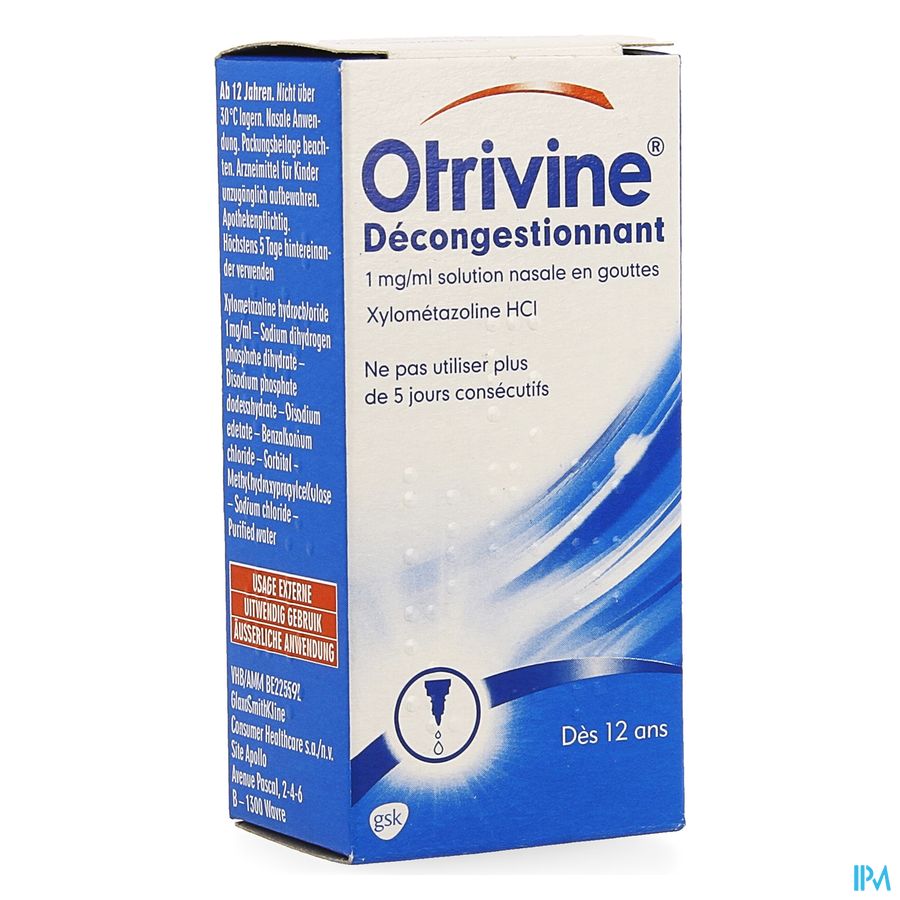 Otrivine Hydrat 0,1% Gutt 10ml