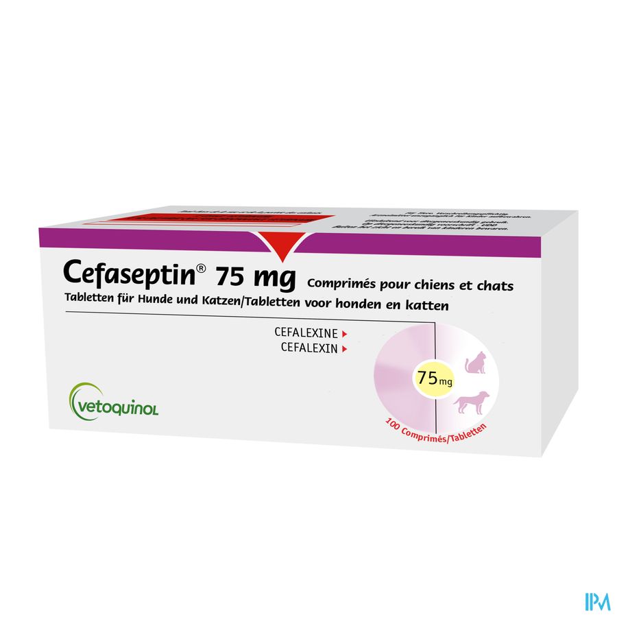 Cefaseptin 75mg Comp 100