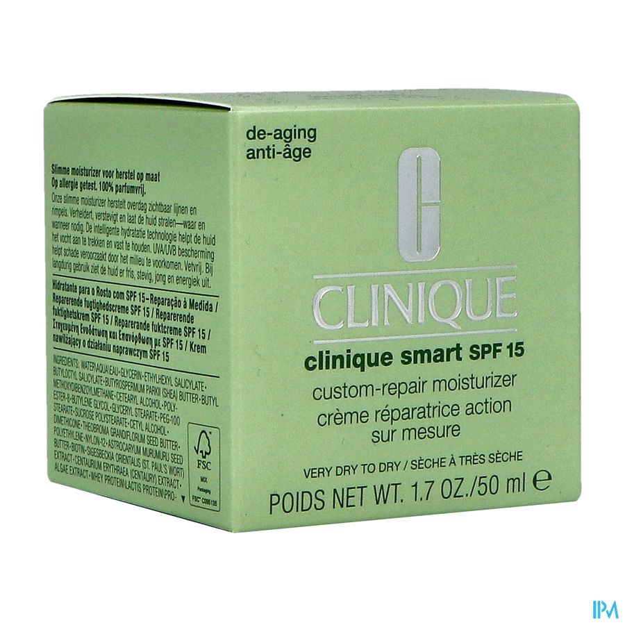 Clinique Smart Ip15 Custom Repair Very Dry 50ml Nf Clinique Smart Ip15 Custom Repair Very Dry 50ml Nf