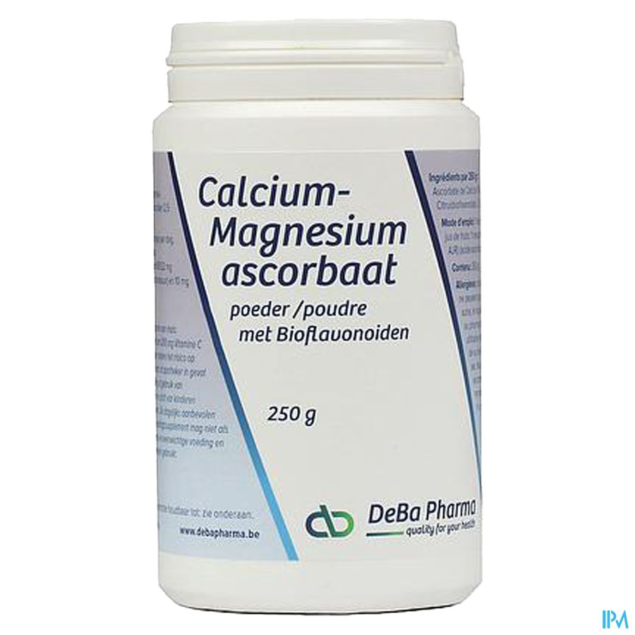 Ca mg Ascorbate+bioflavon. 250g Deba 3