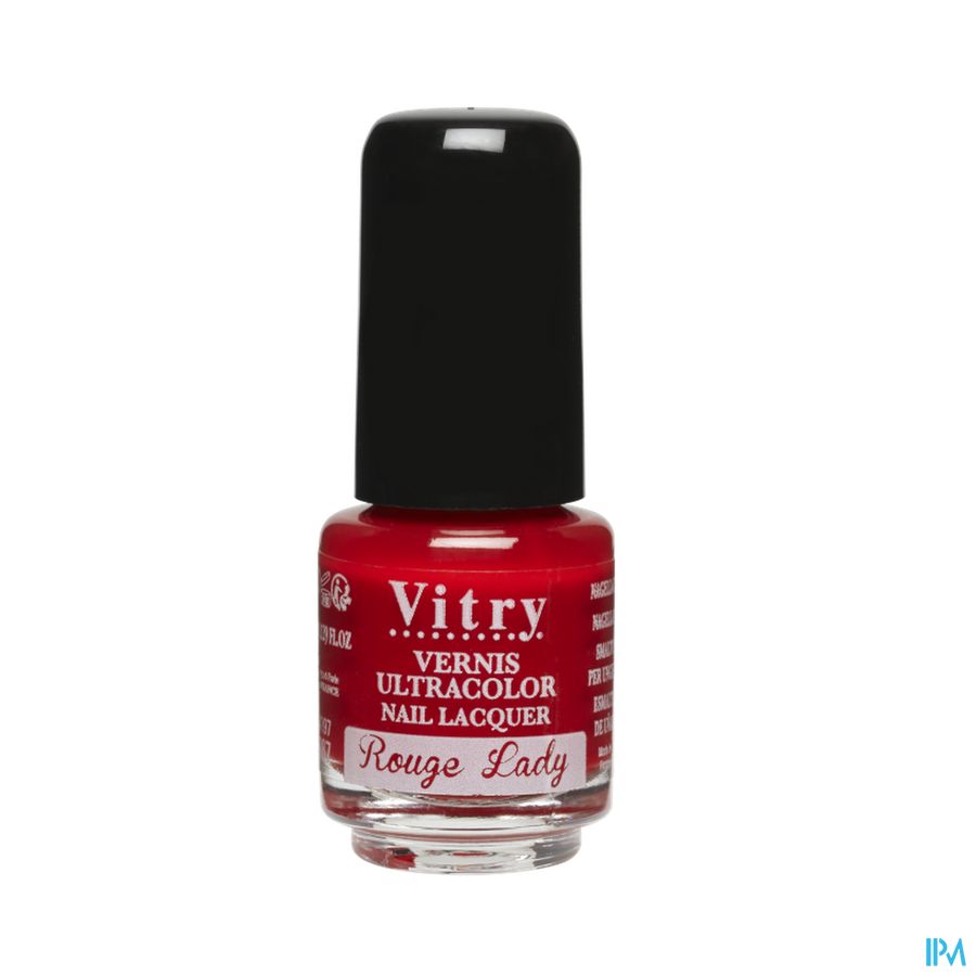 Vernis A Ongles Mini "rouge Lady" 4ml 3