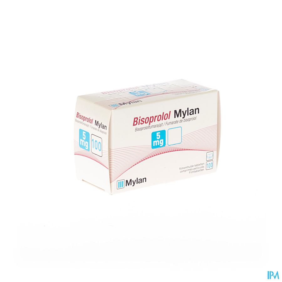 Bisoprolol Viatris 5,0mg Comp 100 Bisoprolol Viatris 5,0mg Comp 100