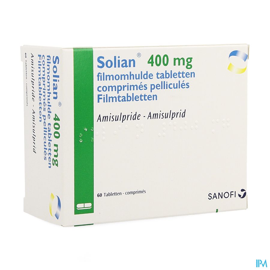 Solian Impexeco 400 Comp 60 X 400mg Pip Solian Impexeco 400 Comp 60 X 400mg Pip