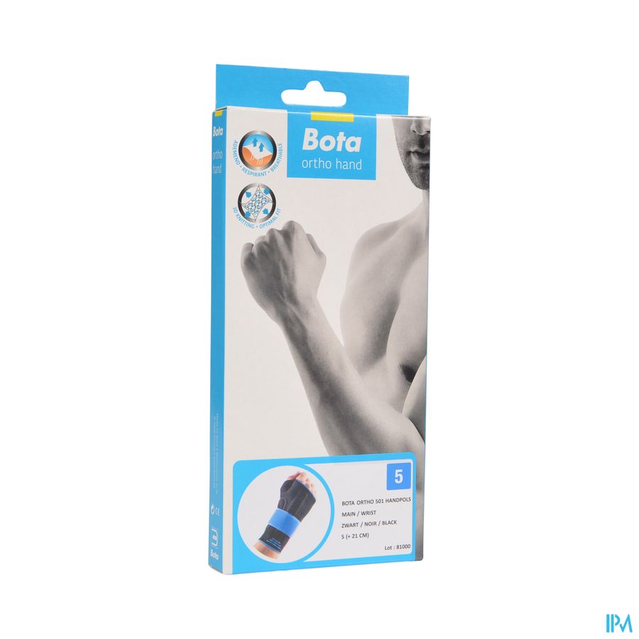 Bota Ortho Handpolsbandage 501 Zwart N5 Bota Ortho Handpolsbandage 501 Zwart N5