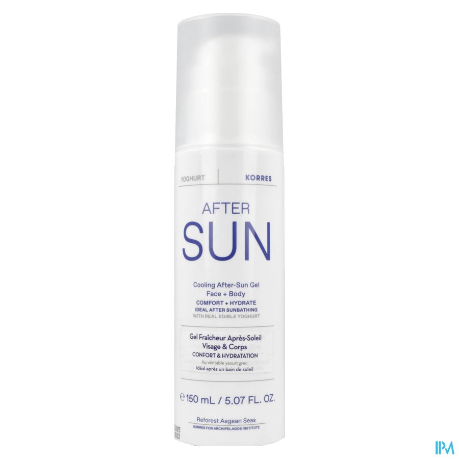 Korres Ks Yoghurt After Sun Cooling Gel 150ml 5