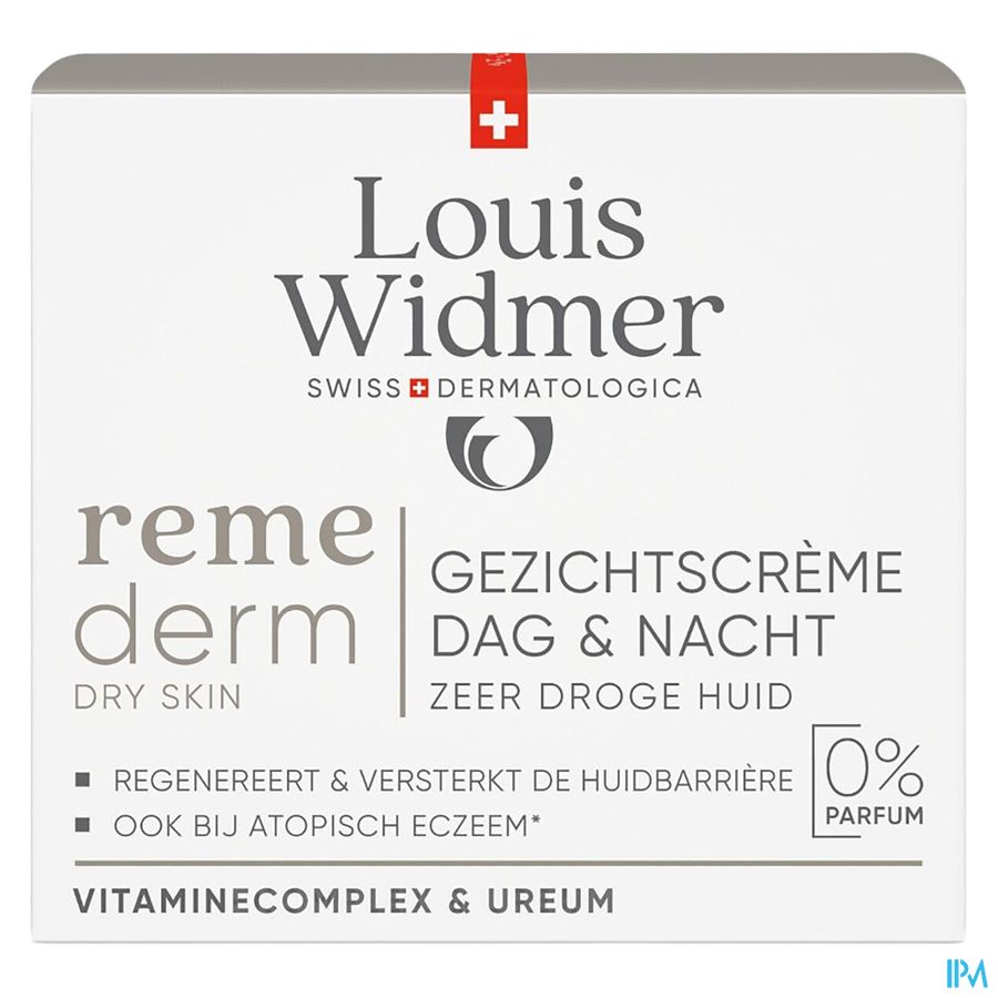 Widmer Remederm Gezichtscrème Dag & Nacht Zonder Parfum 50ml 1