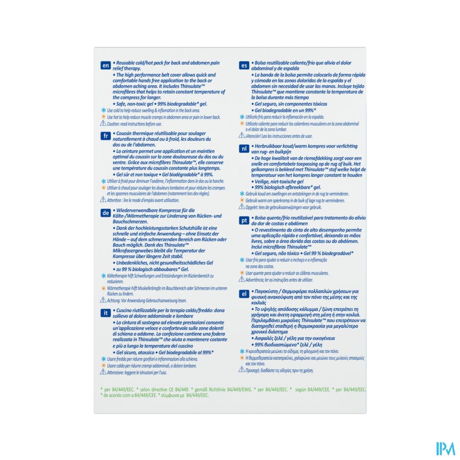 N15711l Nexcare Coldhot Therapy Pack Rug En Buik l/xl, l - Xl 4