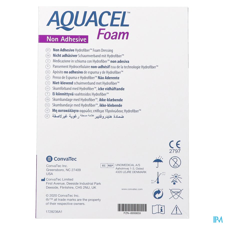 Aquacel Foam Non Adhesief 15x20cm 5 1