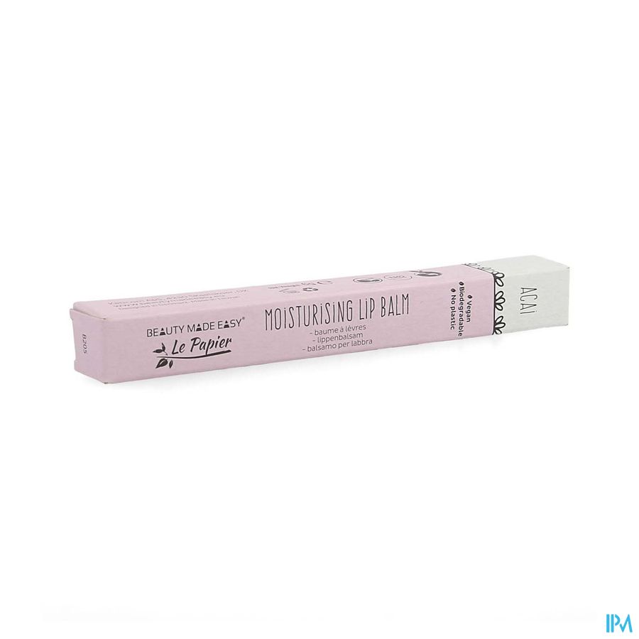 Fisa Cosmetics Le Papier Lip Balm Acai 6g Fisa Cosmetics Le Papier Lip Balm Acai 6g