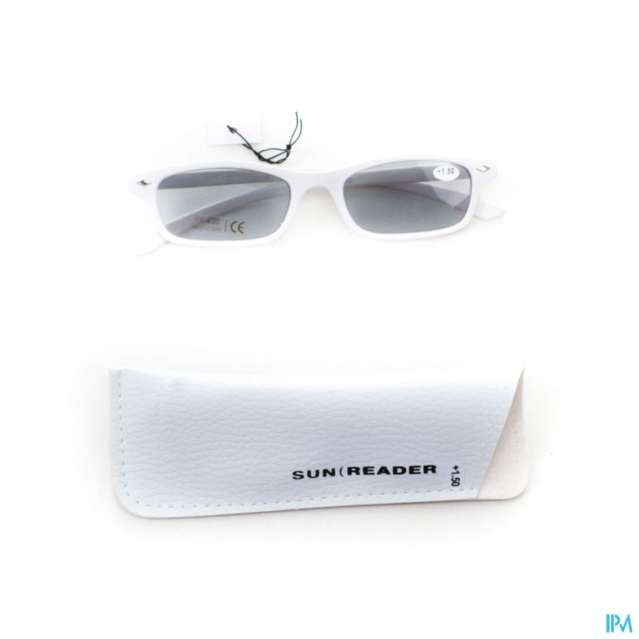 Sunreader Zonneleesbril +1.50 Wit Sunreader Zonneleesbril +1.50 Wit