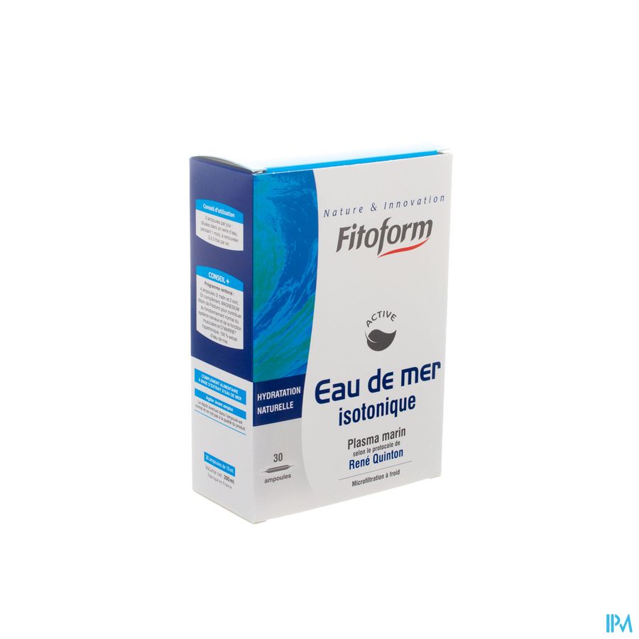 Isotonique Eau De Mer Amp 30x10ml Fitoform 2