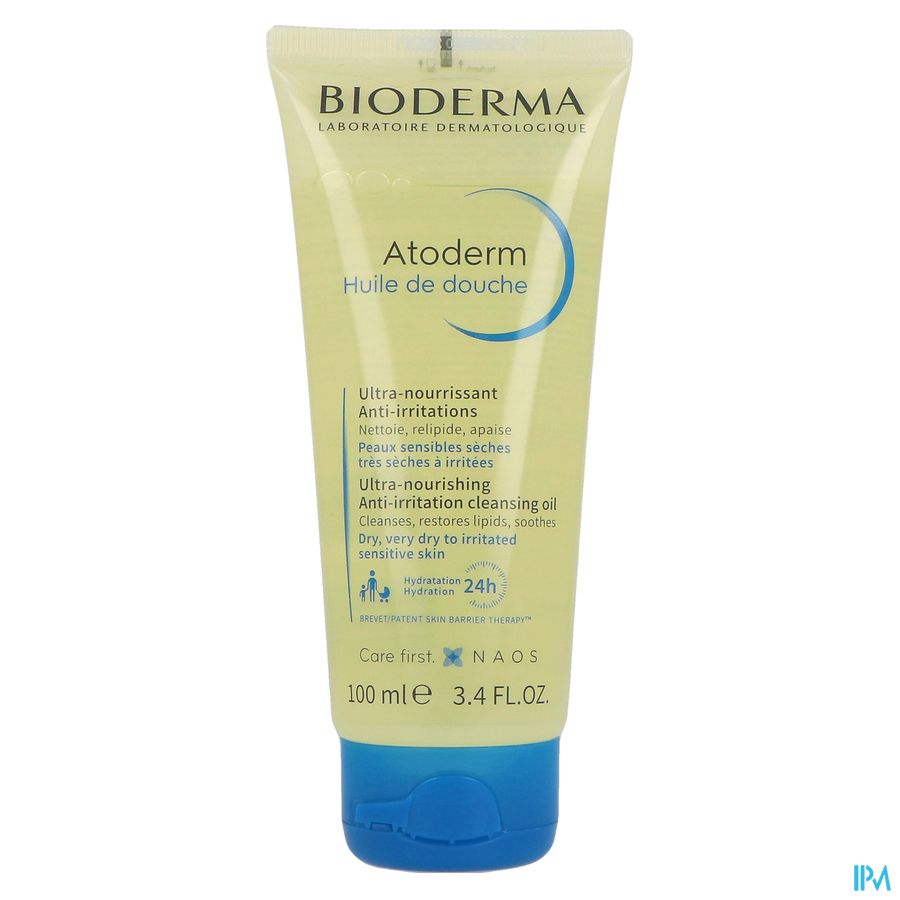 Bioderma Atoderm Huile Douche Tube 100ml 4