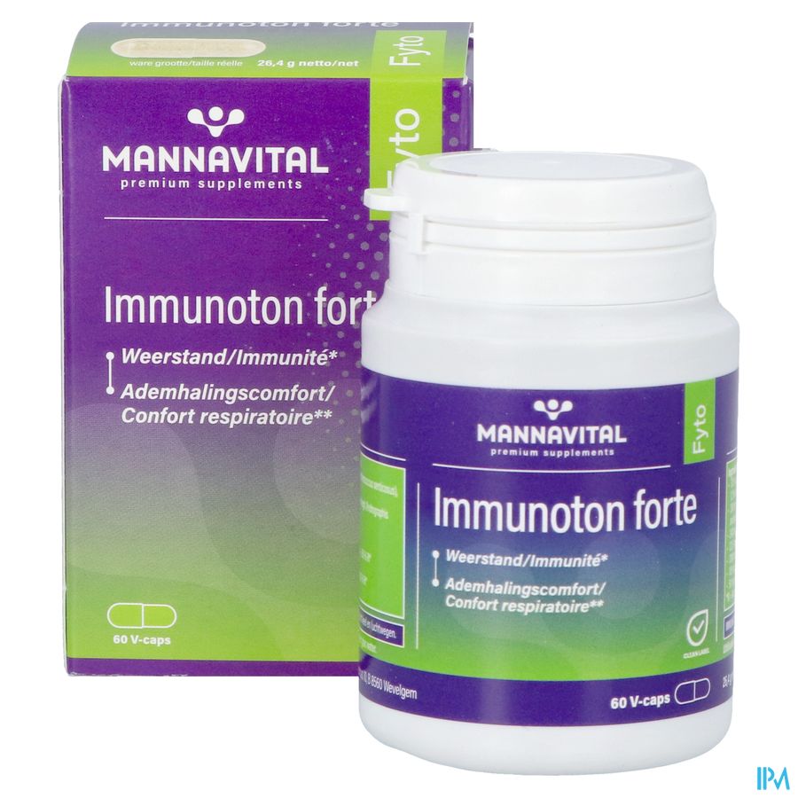 Mannavital Immunoton Forte V-caps 60 7