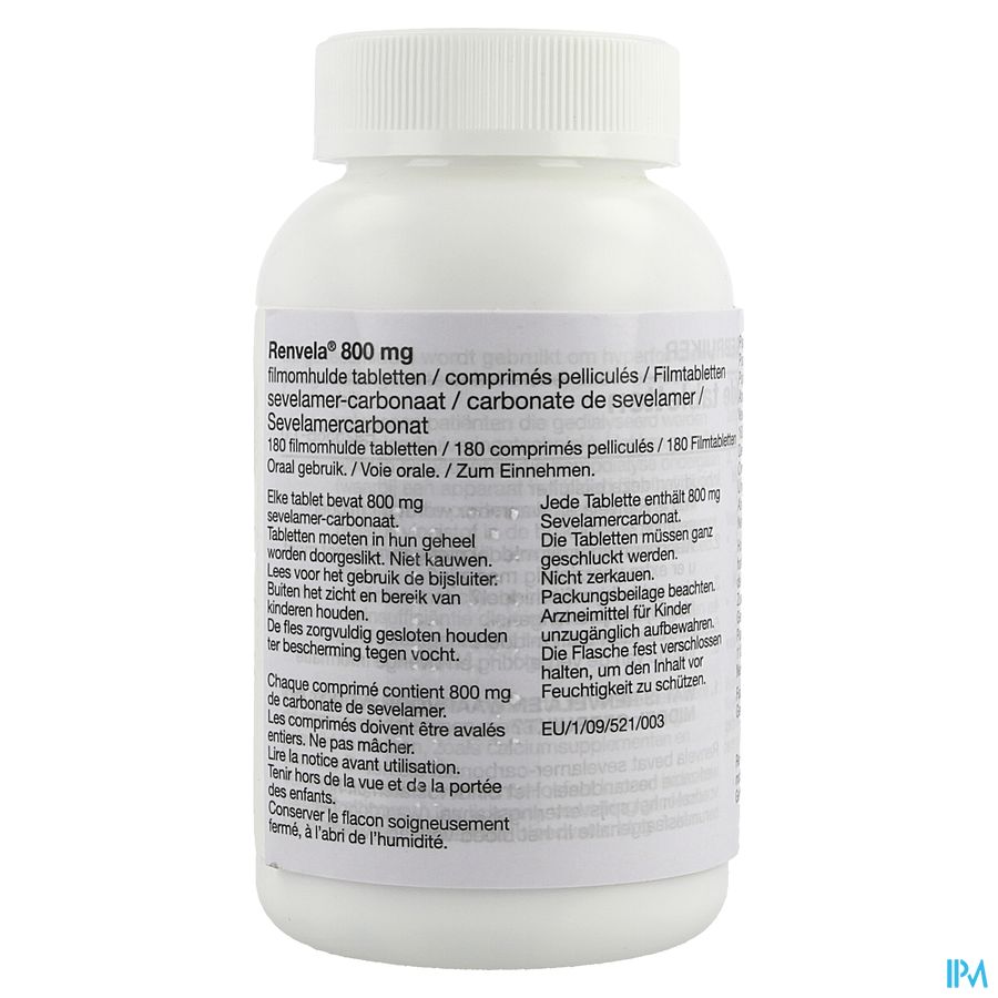 Renvela 800mg Abacus Filmomh Tabl 180 Renvela 800mg Abacus Filmomh Tabl 180