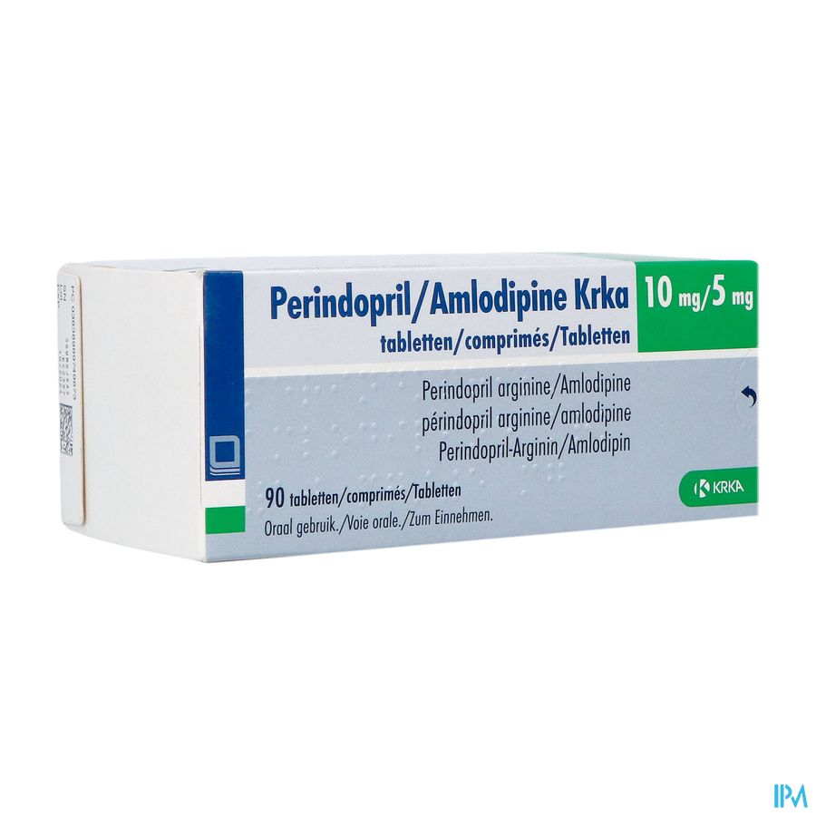 Perindopril/amlodipine Krka 10mg/5mg Comp 90
