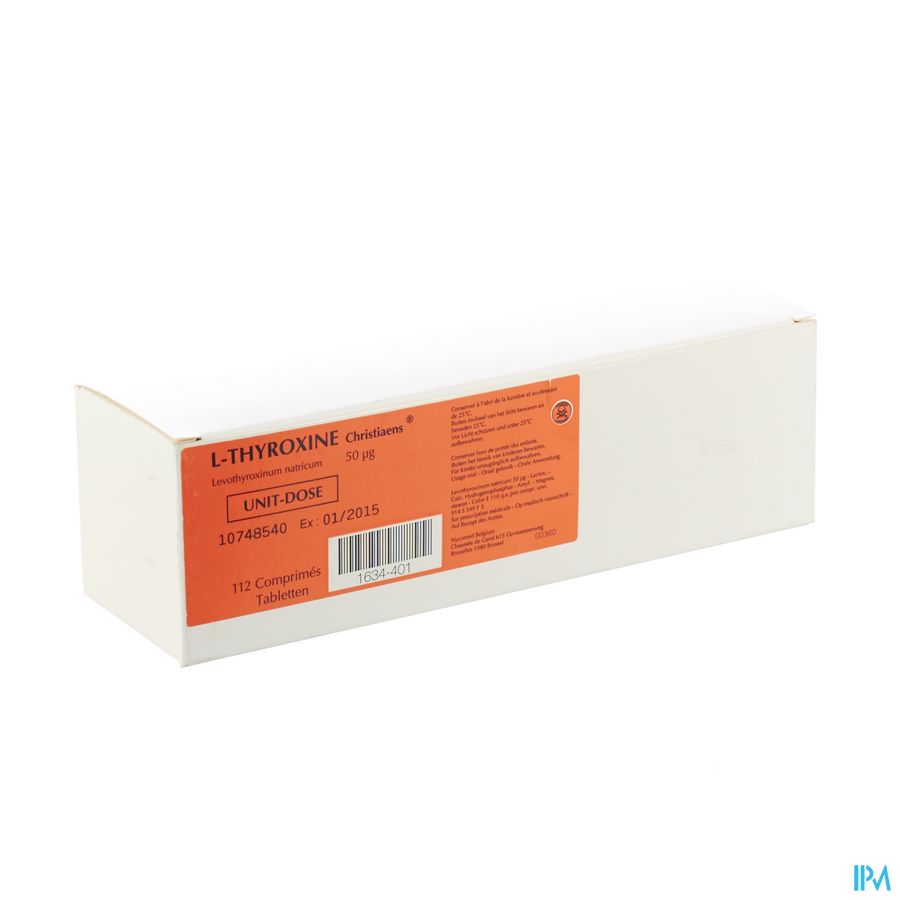 L-THYROXINE 112 TABL 50 MCG UD L-THYROXINE 112 TABL 50 MCG UD