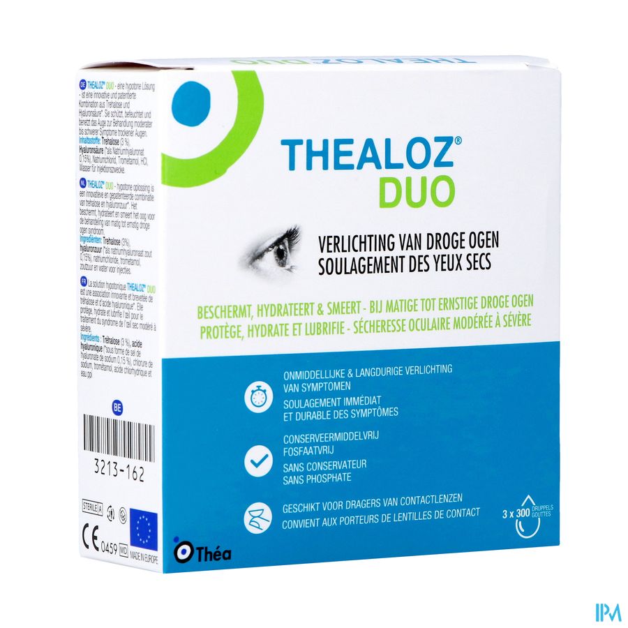 Thealoz Duo Oogdruppels Tripack 3x10ml