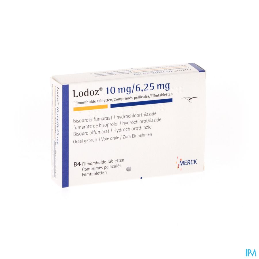 Lodoz 10,0mg/6,25mg Tabl 84 Lodoz 10,0mg/6,25mg Tabl 84