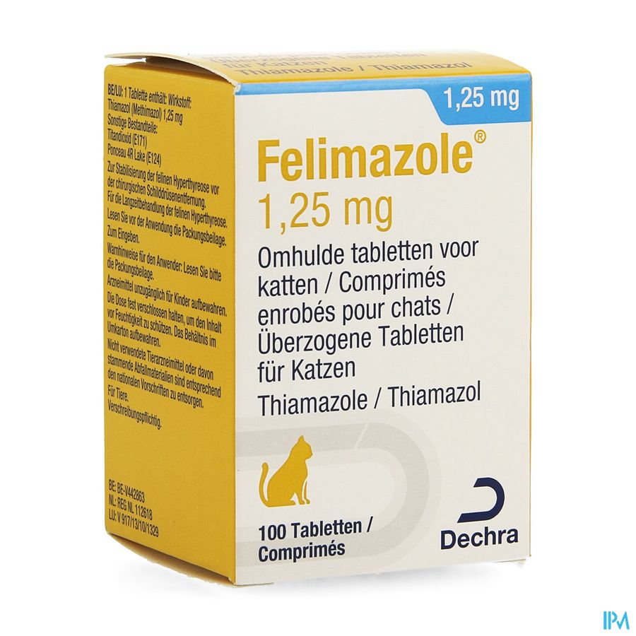 Felimazole 1,25mg Tabl 100 Felimazole 1,25mg Tabl 100