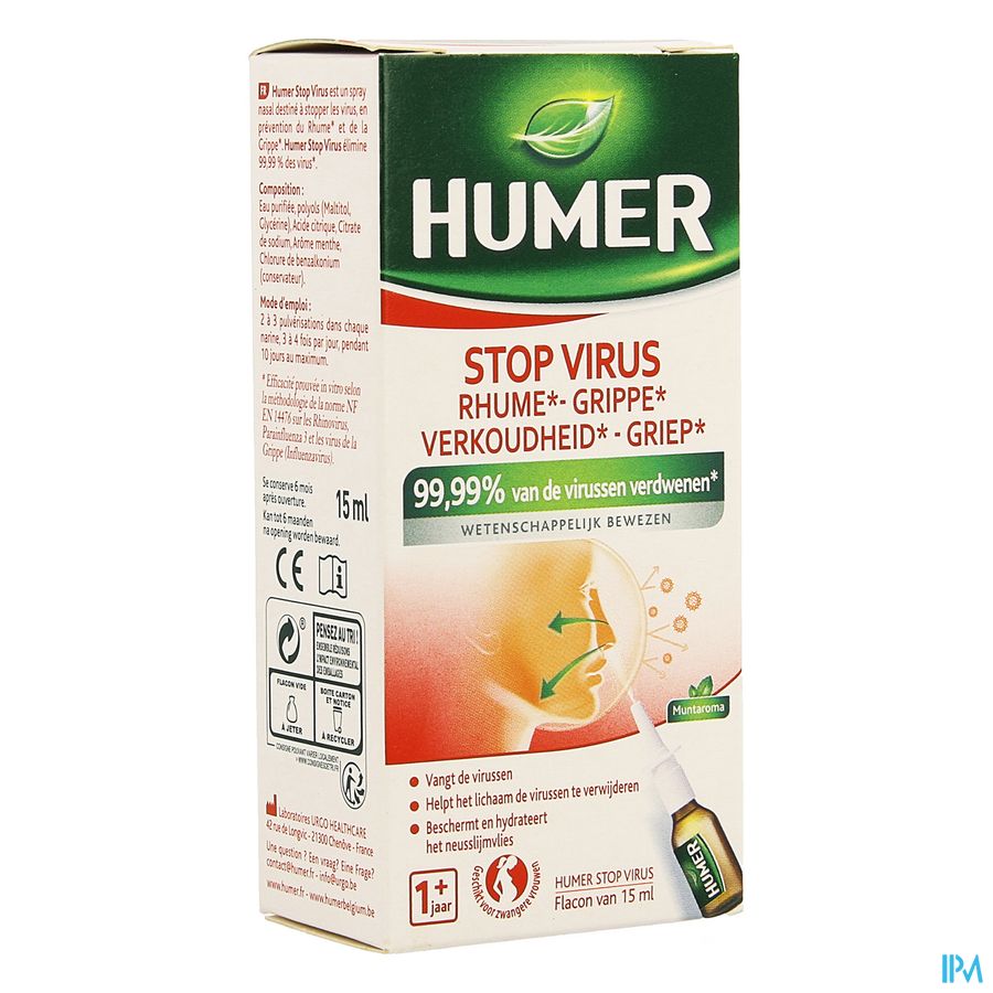 Humer Stop Virus Neusspray 15ml Humer Stop Virus Neusspray 15ml