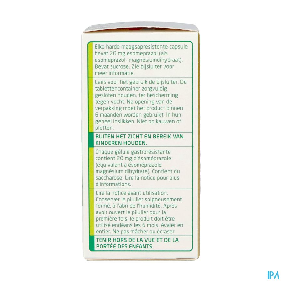 Esomeprazole Teva Caps Harde Maagsapres Fl 98x20mg 2