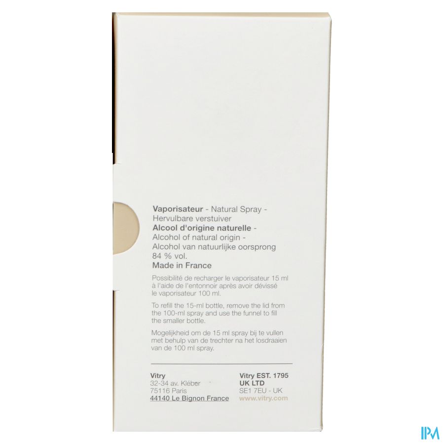 Vitry Eau De Toilette Blanc Organdi 100ml 3