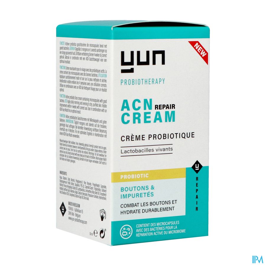 Yun Acn Probiotic Repair Creme Visage 50ml Yun Acn Probiotic Repair Creme Visage 50ml