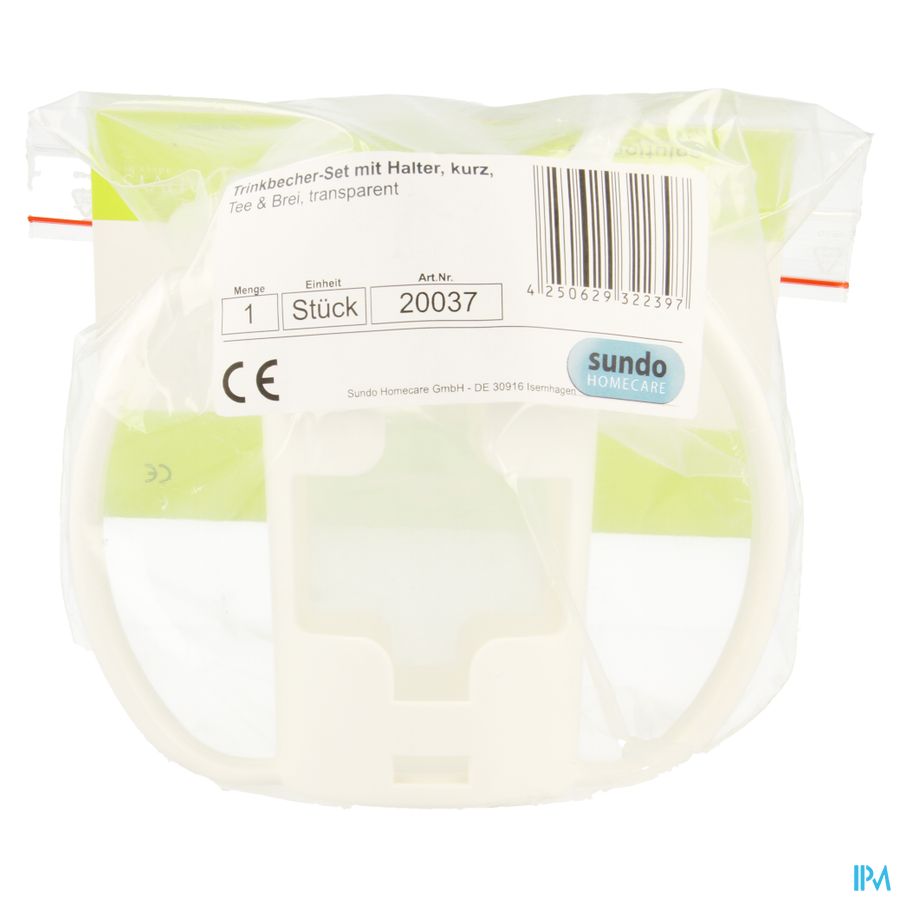 Beker Bekerhoud.250ml+2 Tuit Varia.open.wit Transp 1