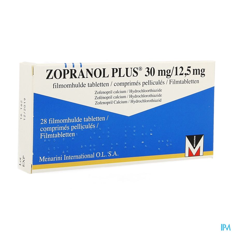 Zopranol Plus 30mg/12,5mg Filmomh Tabl 28 Zopranol Plus 30mg/12,5mg Filmomh Tabl 28