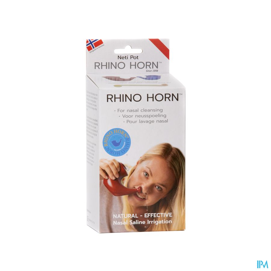 Rhino Horn Neusspoeler Rood Rhino Horn Neusspoeler Rood