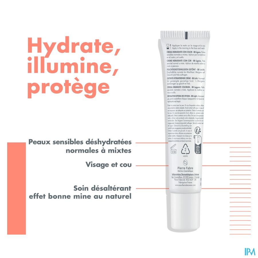 Avene Hydrance Bb Legere Tube 40ml 10
