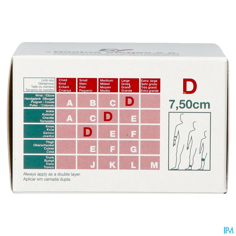 Pharmex Elastisch Buis Steunverband D 7,5cmx1m 6
