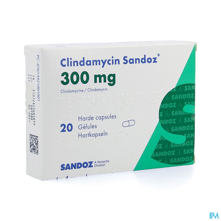 Clindamycin Sandoz Harde Caps 20x300mg 1